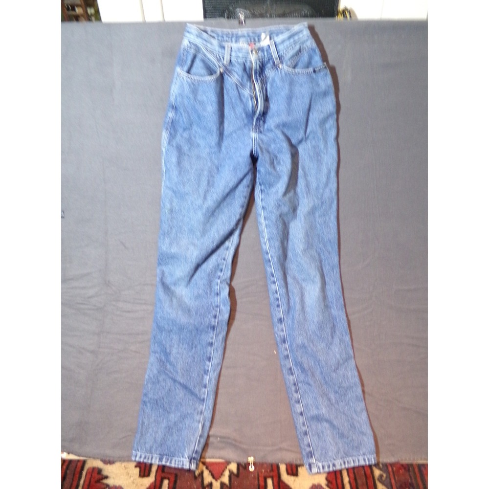 Vintage Rockies Jeans Womens High Waist Tapered Leg Western Style Denim
